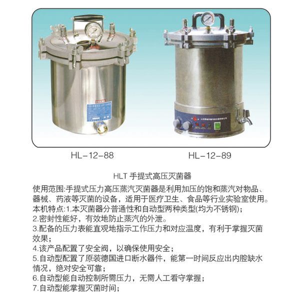 滅菌器分類